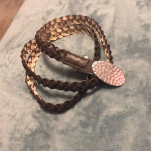 NWT Chico’s Brown Leather Belt (L)